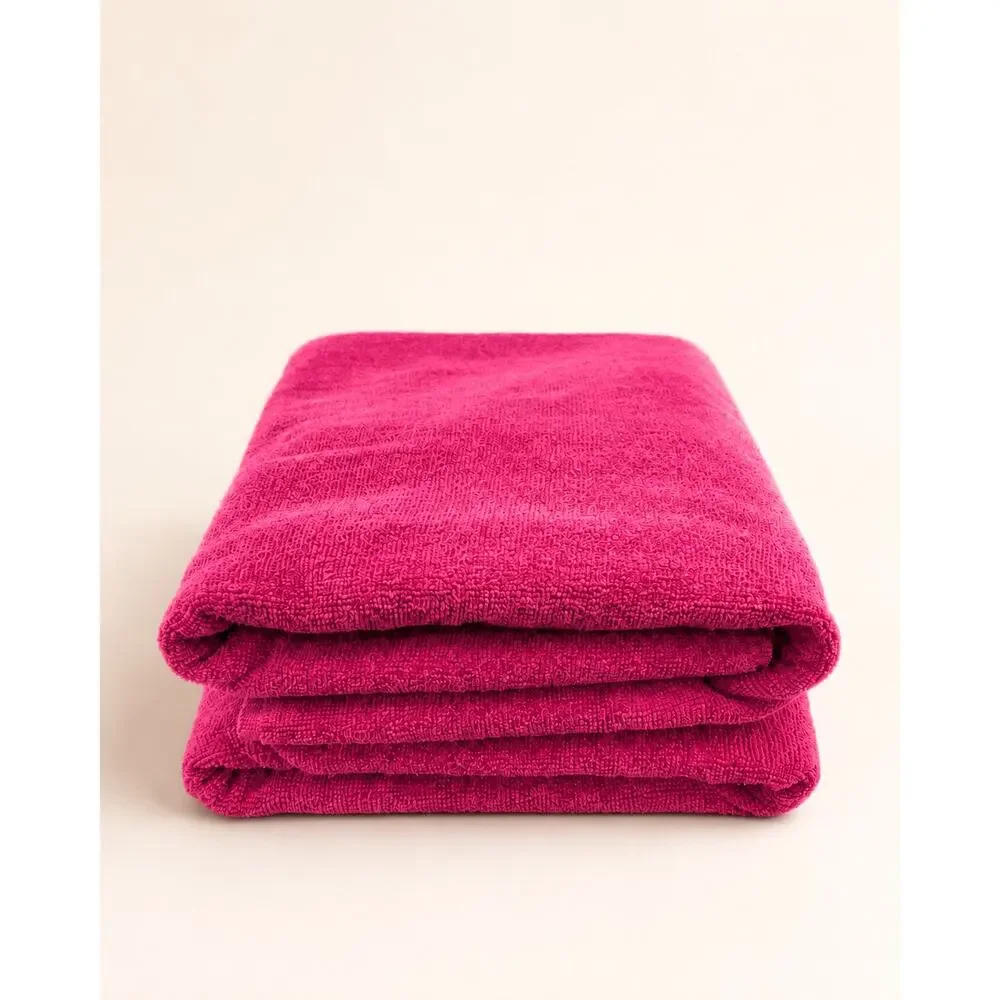 Vintage Cannon Royal Family Bath Towels Set of 2 Pink 26x46 Made USA